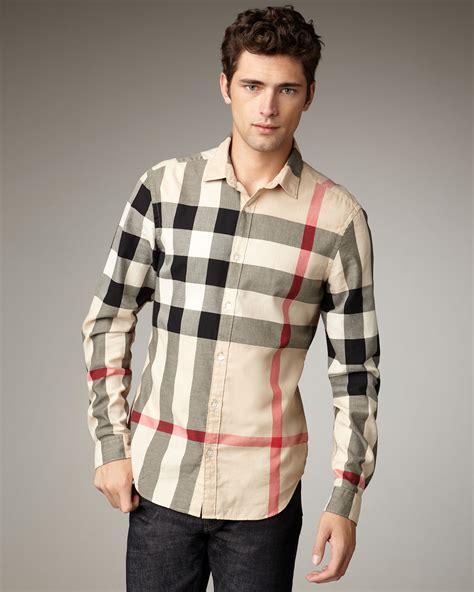 burberry brit shirt mens|Burberry men's shirts outlet.